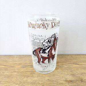 1963 KENTUCKY DERBY Souvenir Mint Julip Glass 5.25" Church Hill Downs 12 oz EUC